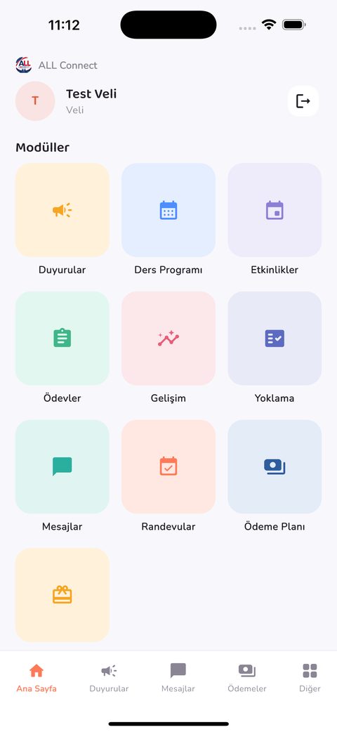 ALL Connect ana ekran